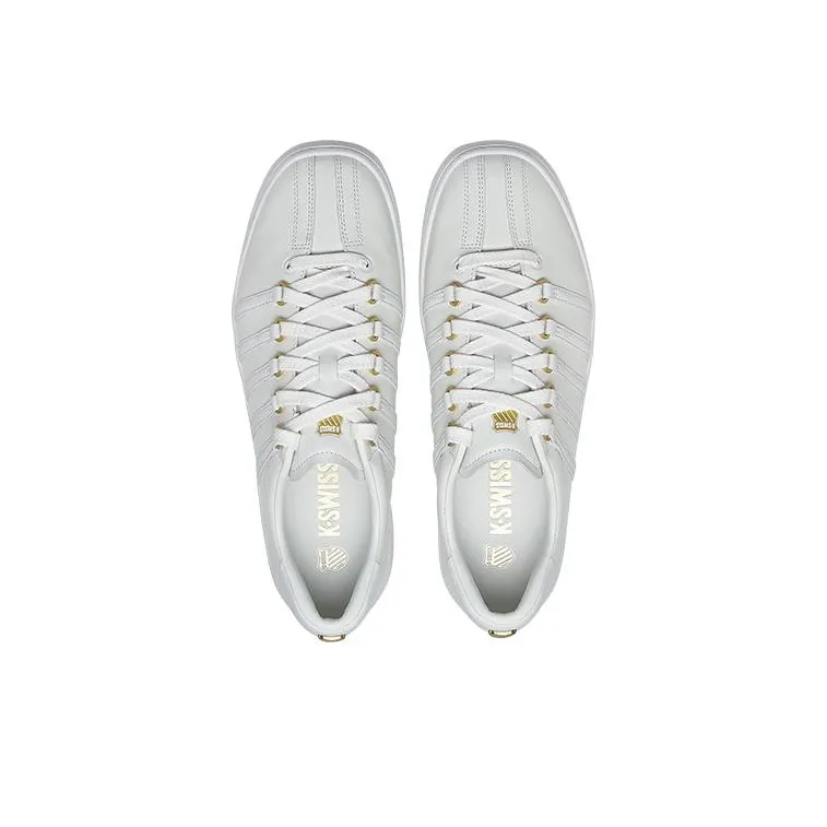 KSWISS Abrasion Resistant Low Top Skateboard Shoes Men's White-3
