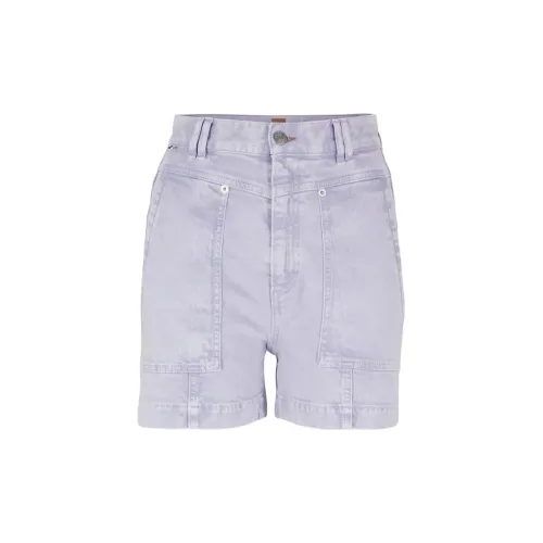 HUGO BOSS Denim Shorts Women's Light Purple