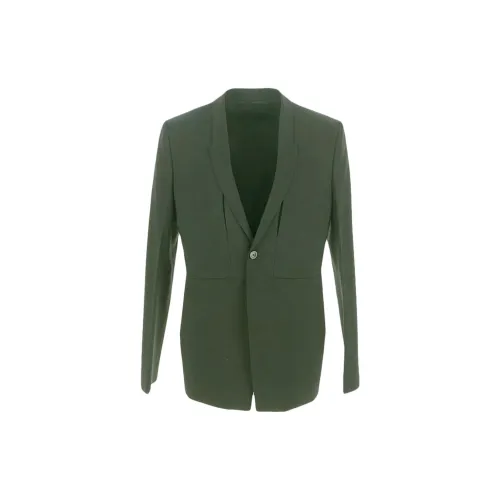 RICK OWENS Business Suits Men Green