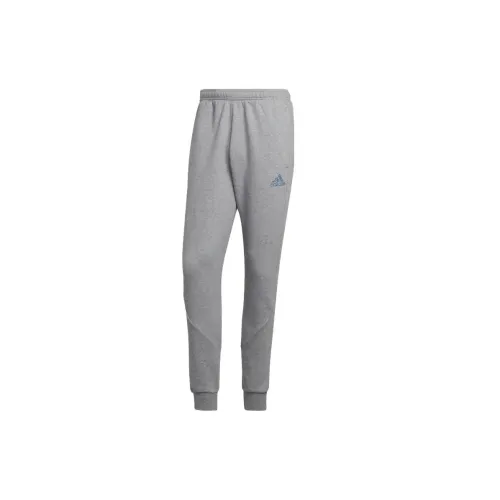 Adidas Knitted Sweatpants Men Gray