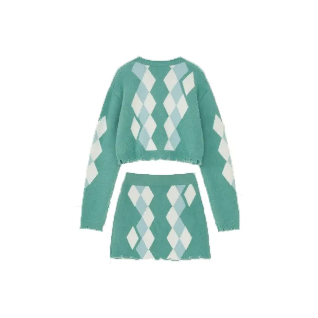 MAMC Two Piece Skirt Sets Women's-1