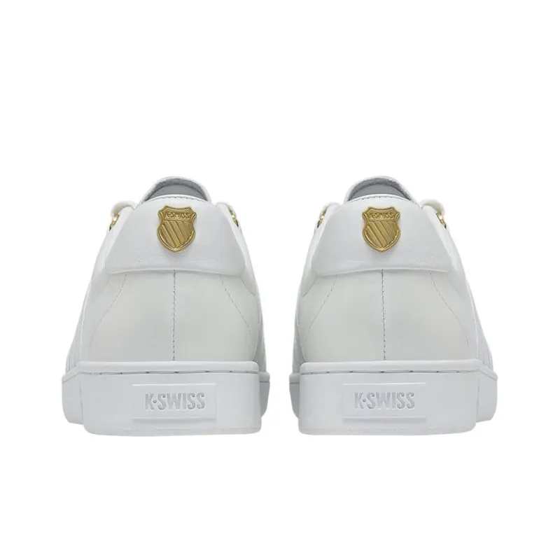 KSWISS Abrasion Resistant Low Top Skateboard Shoes Men's White-4