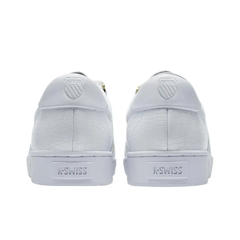 KSWISS Classic 66 Anti Slip Wear Resistant Low Top Skateboard Shoes Women's White-4