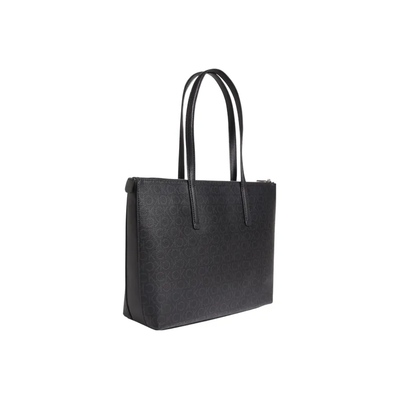 CK/Calvin Klein Tote Bag Shopping Bag Shoulder Bag Handbag Women's Black-1