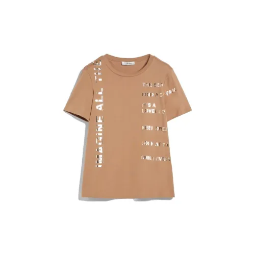 'S MAX MARA T-Shirts Women's Brown