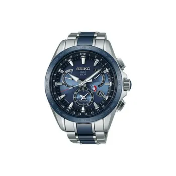 SEIKO Astron Series Solar Energy Movement Titanium Alloy Strap Watch Men's Blue SBXB043