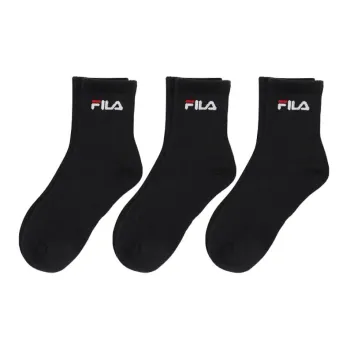FILA Ankle Socks Unisex 3 Pack Black