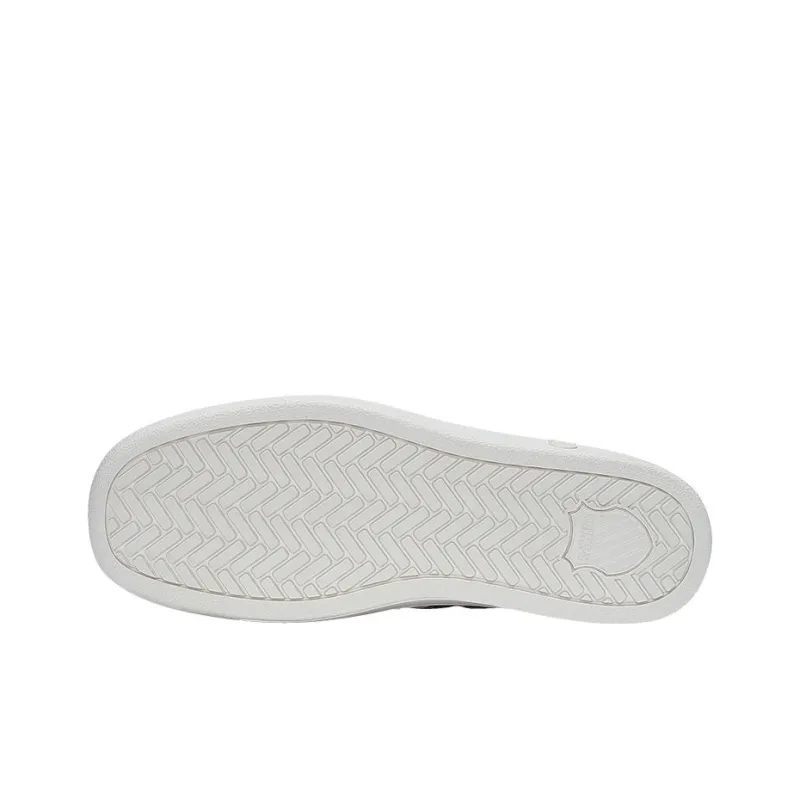 KSWISS Classic 66 Abrasion Resistant Low Top Skateboard Shoes Women's White Red Blue-5