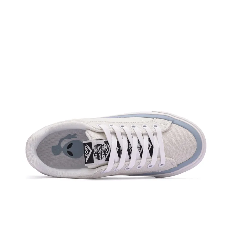 PONY Winner Anti Slip Wear Resistant Low Top Skateboard Shoes Women's Ecru-2