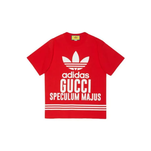 Adidas X GUCCI T-Shirts Men Red