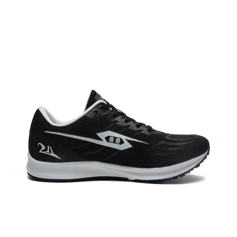 TANSHEZHE Dark Horse 1.0 Cushioning Abrasion Resistant Breathable Slip Resistant Low Top Running Shoes Unisex Black-1