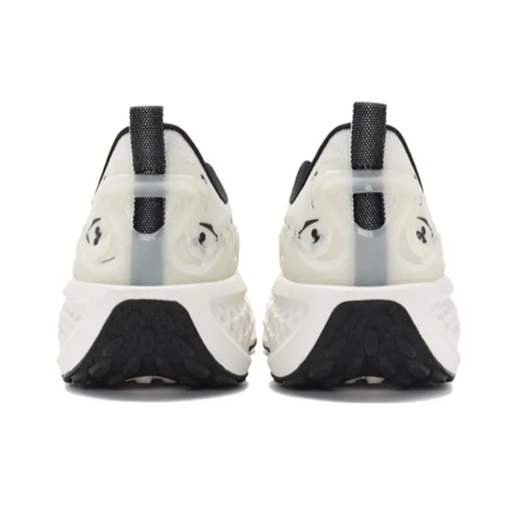 XTEP Cushioning Anti Slip And Wear Resistant Low Top Casual Running Shoes Men's White Black-5