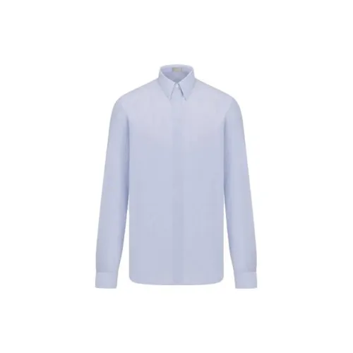 DIOR Shirts Men Light Blue