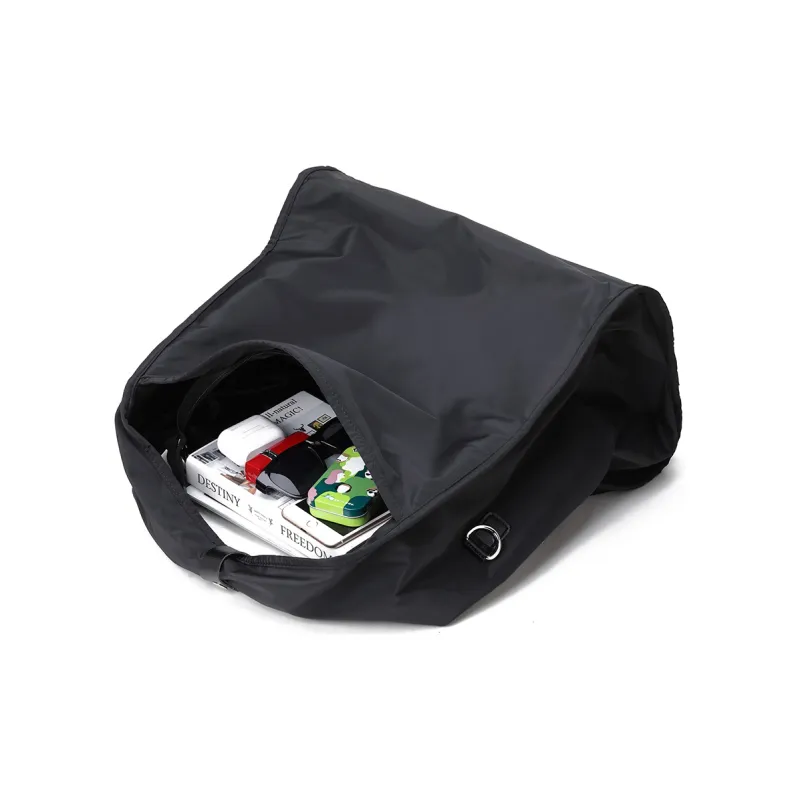 RUIGOR Fabric Crossbody Handbags Large Size Unisex Black-2