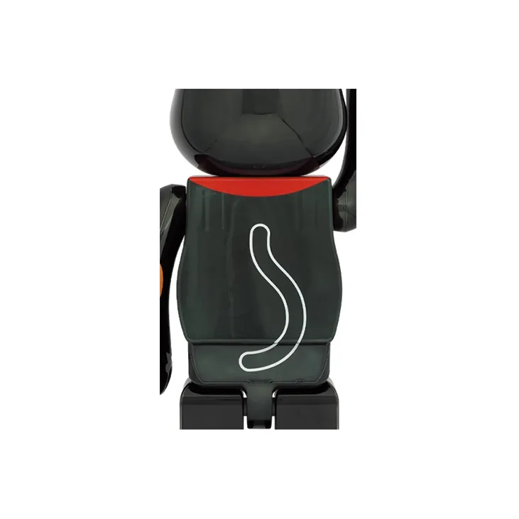 Bearbrick Maneki Neko Luminous Black Plated-1