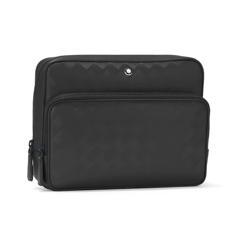 MONTBLANC Cow Leather Messenger Bag Shoulder Bag Crossbody Bag Mini Men's Black-1