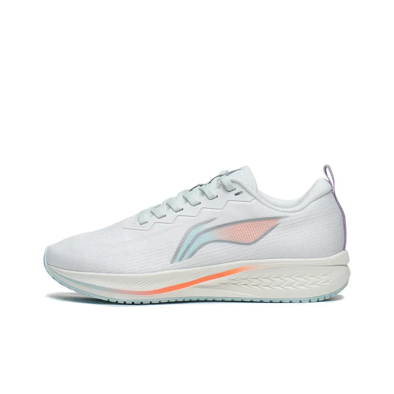LiNing Red Hare 6 Anti Slip Wear Resistant Low Top Casual Running Shoes Women's White-0