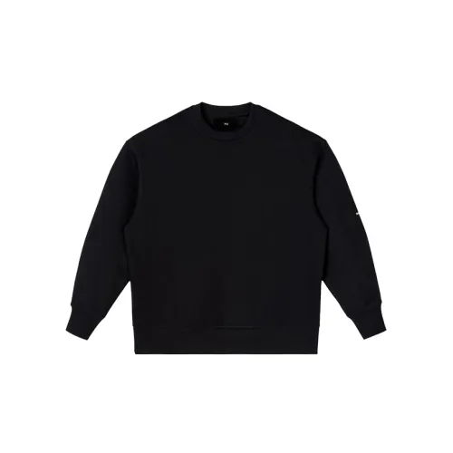 Y-3 Logo Print Crew Neck Sweatshirt