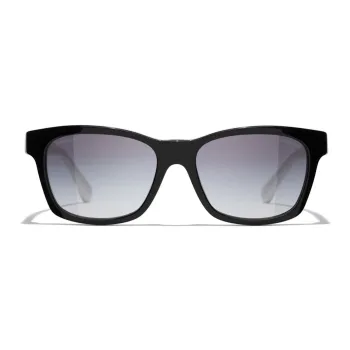 CHANEL Sunglasses Unisex Black