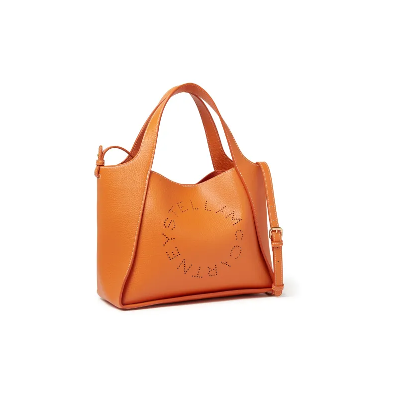 Stella McCartney Logo Perforated Shoulder Bag-1