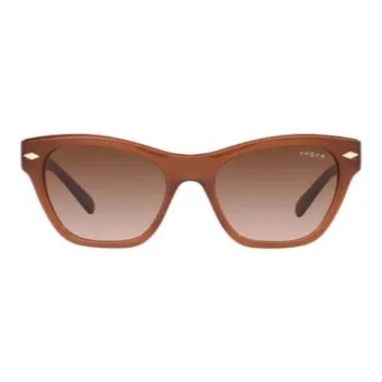 VOGUE Plate Frame Oval Glasses Women's