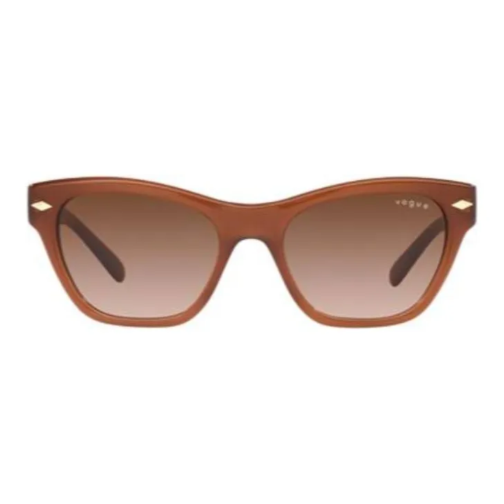 VOGUE Plate Frame Oval Glasses Women's-0