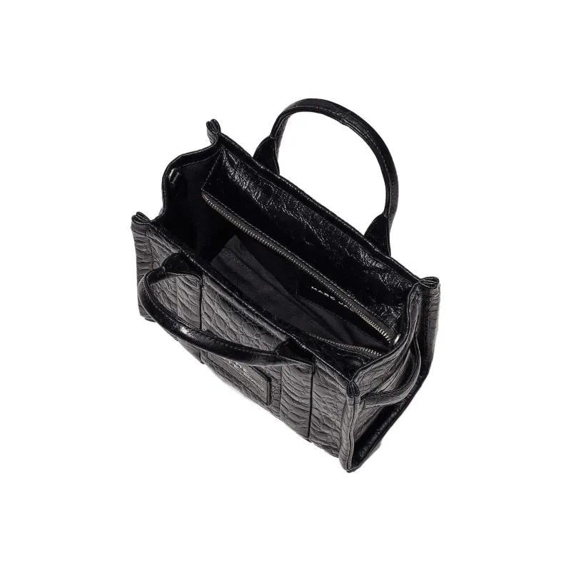 MARC JACOBS Leather Tote Bag Shopping Bag Shoulder Bag Crossbody Bag Handbag Mini Women's Black-3