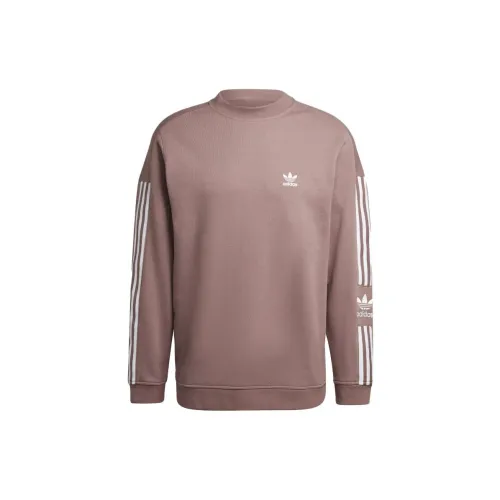 Adidas Originals Lockup Crew - Pink Sweatshirts Men Purple