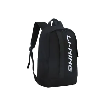 LiNing Polyester Backpack Regular Unisex Black