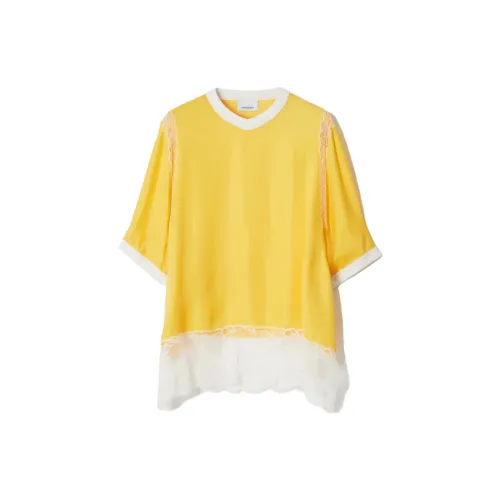 Burberry T-Shirts Women's Dandelion Yellow