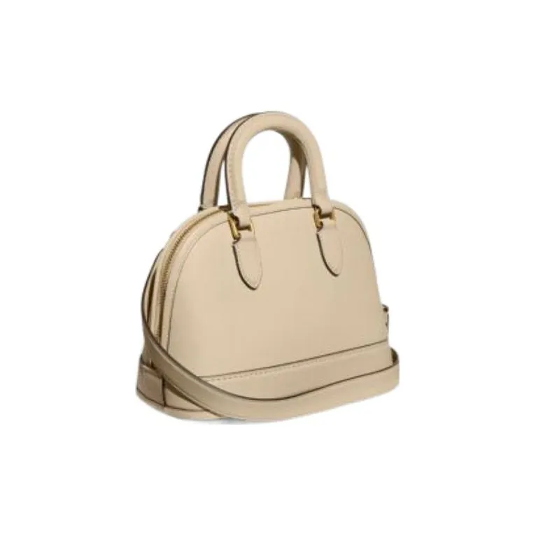 COACH Revel Leather Shoulder Bag Crossbody Bag Handbag Medium Size Women's Light Brown-1