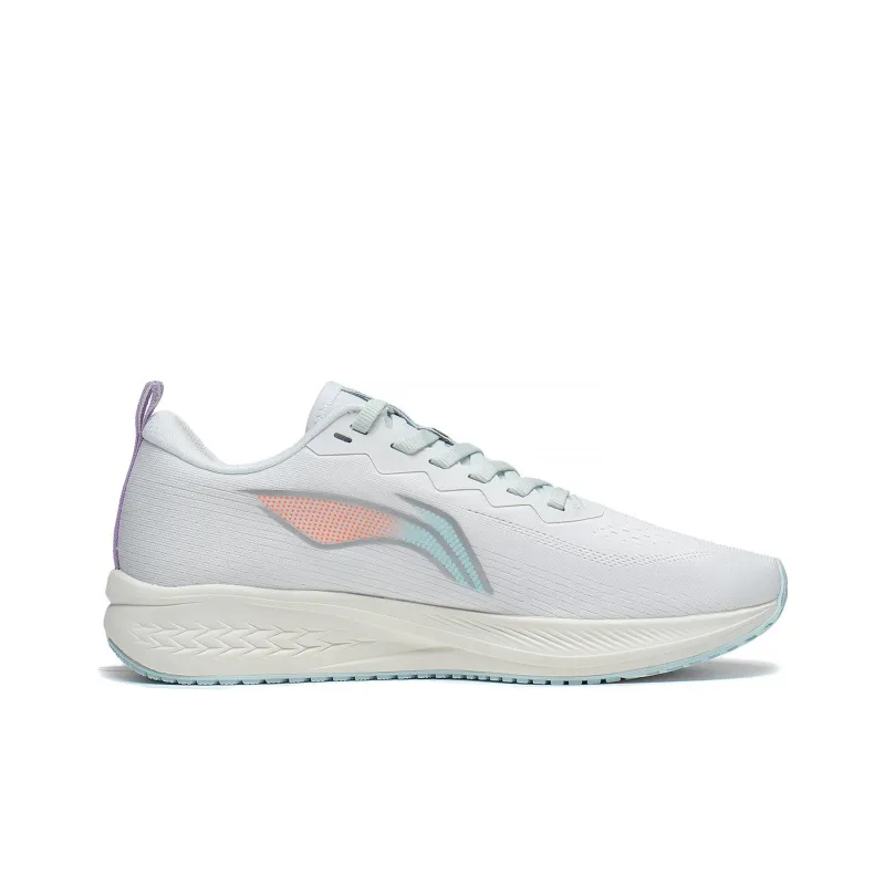 LiNing Red Hare 6 Anti Slip Wear Resistant Low Top Casual Running Shoes Women's White-1