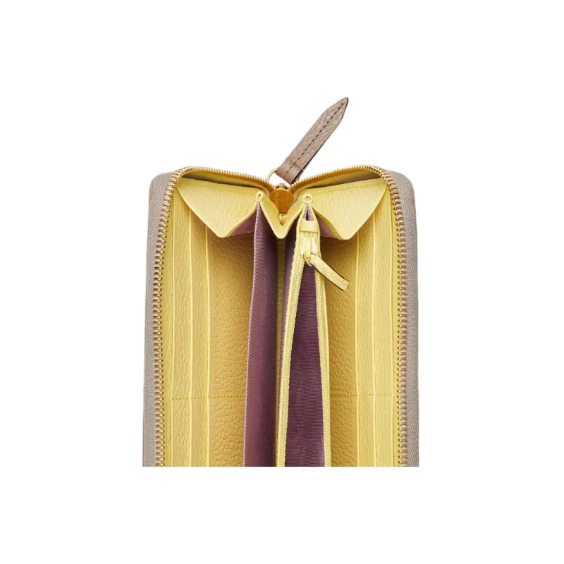 GUCCI Marmont Leather Wallet Women's Beige-4