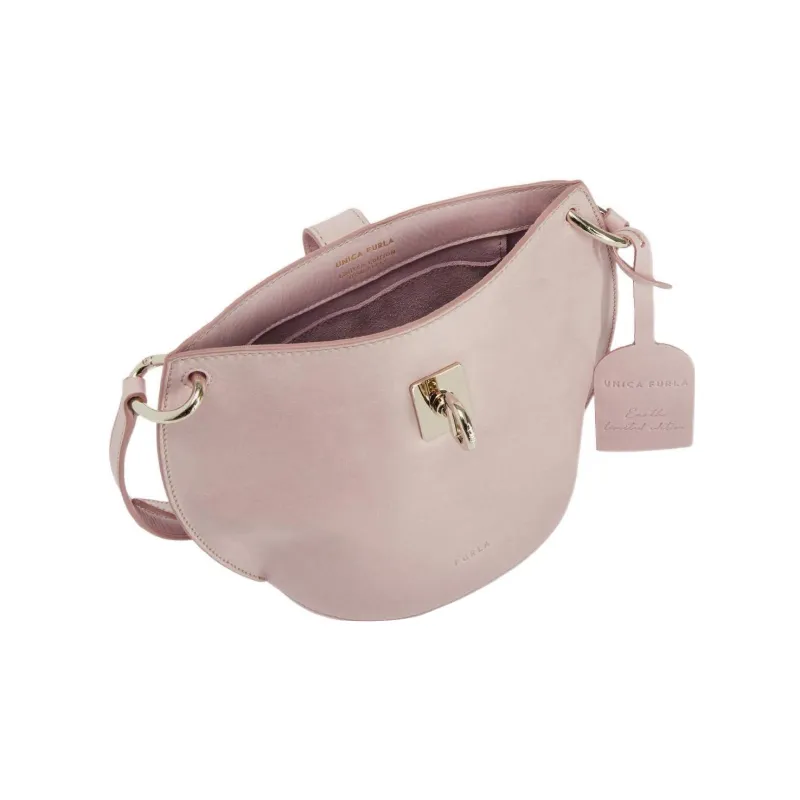 Furla Net Collection Calfskin Bucket Bags Shoulder Bag Crossbody Bag Mini Women's Pink-3