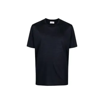 SAINT LAURENT Crew Neck Cotton T shirt