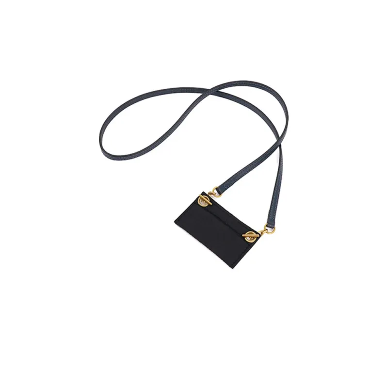 Lan Bao Fan Cow Leather Bag Accessory, Bag Strap Unisex Dark Blue-2