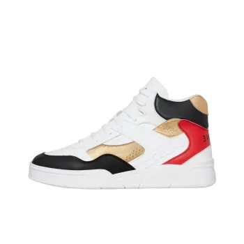 CELINE CT 06 Mid Top Stylish Skateboarding Shoes Men's White