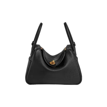 HERMES Lindy TC Leather Handbag, Shoulder Bag Women's