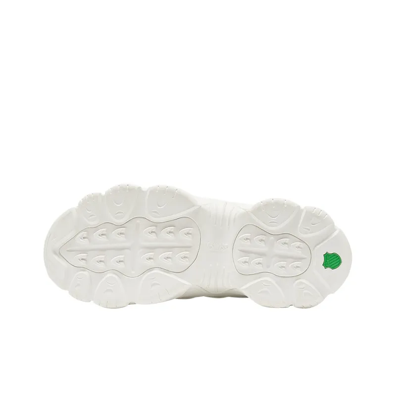 KSWISS ST329 Slip Resistant, Abrasion Resistant, Lightweight Low Top Sports Casual Shoes Women's White Green-5