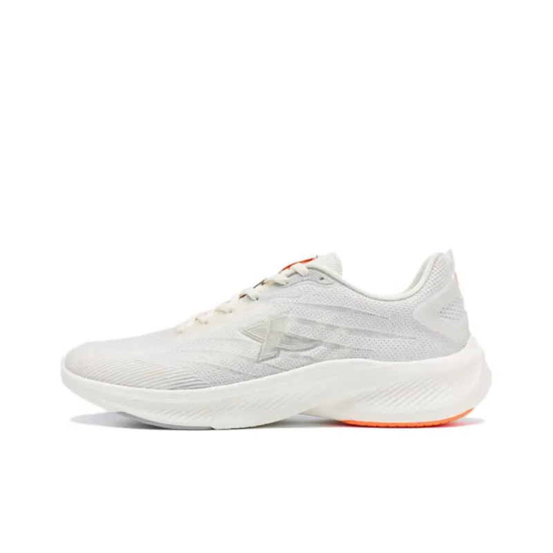 XTEP Ultra-Light 7.0 Cushioning Anti-Slip And Wear-Resistant Low-Top Running Shoes Men's Gray Orange-0