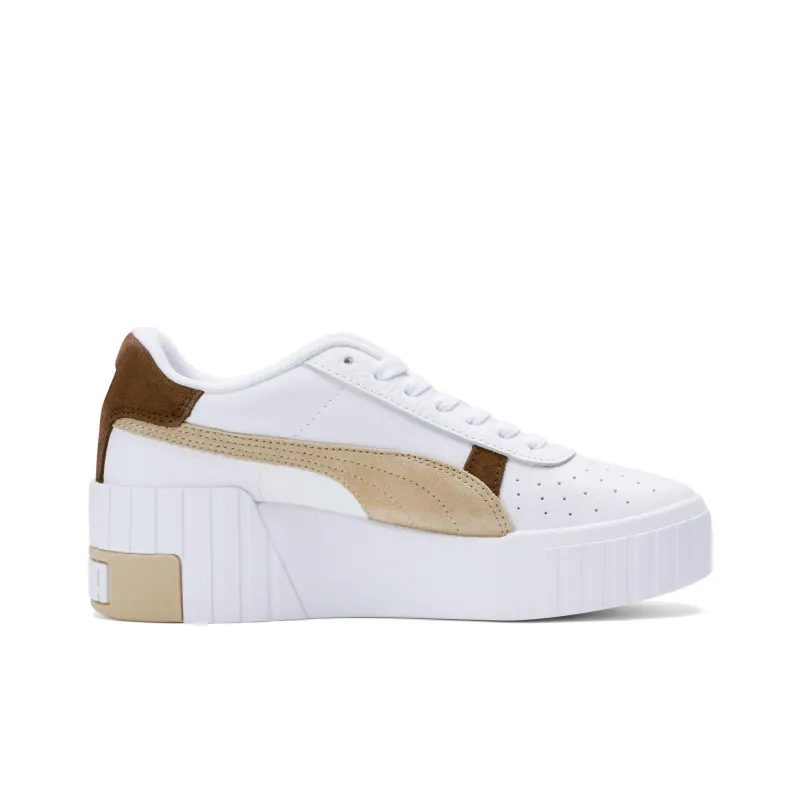 PUMA Cali Wedge Mix 'White Chestnut Brown' Women's-1