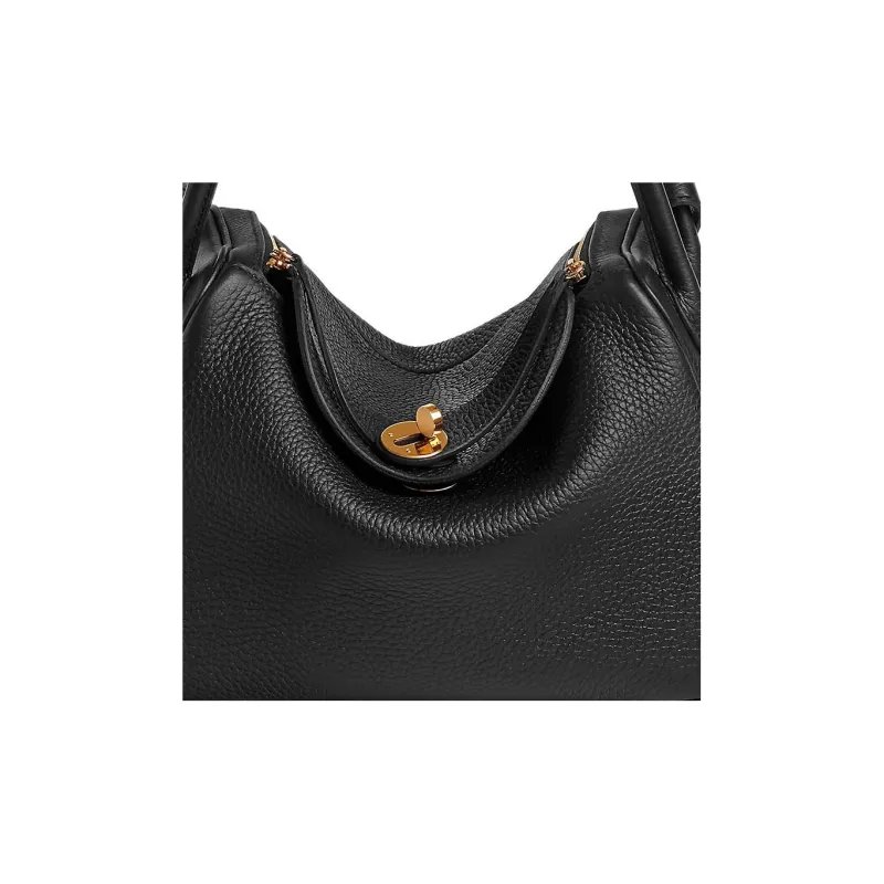 HERMES Lindy TC Leather Handbag, Shoulder Bag Women's-5