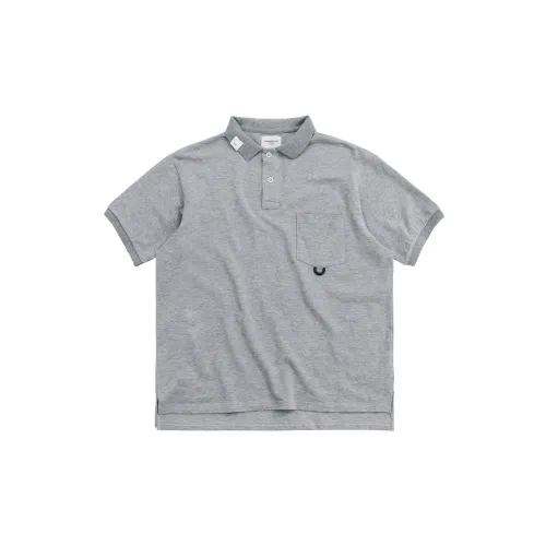 FLOAT Polo Shirts Unisex Light Gray