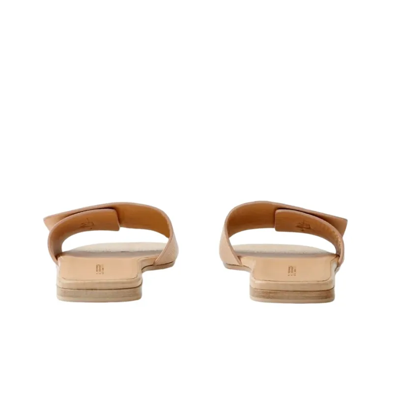 Burberry Monogram Motif Leather Slides-4
