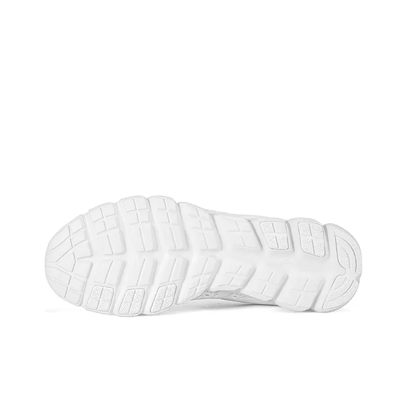 LiNing Shock Absorbers With Slip Resistant And Abrasion Resistant Properties Low Top Running Shoes Men's White-4