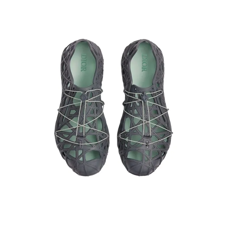 DIOR Wrap Sandal Anthracite Gray-3