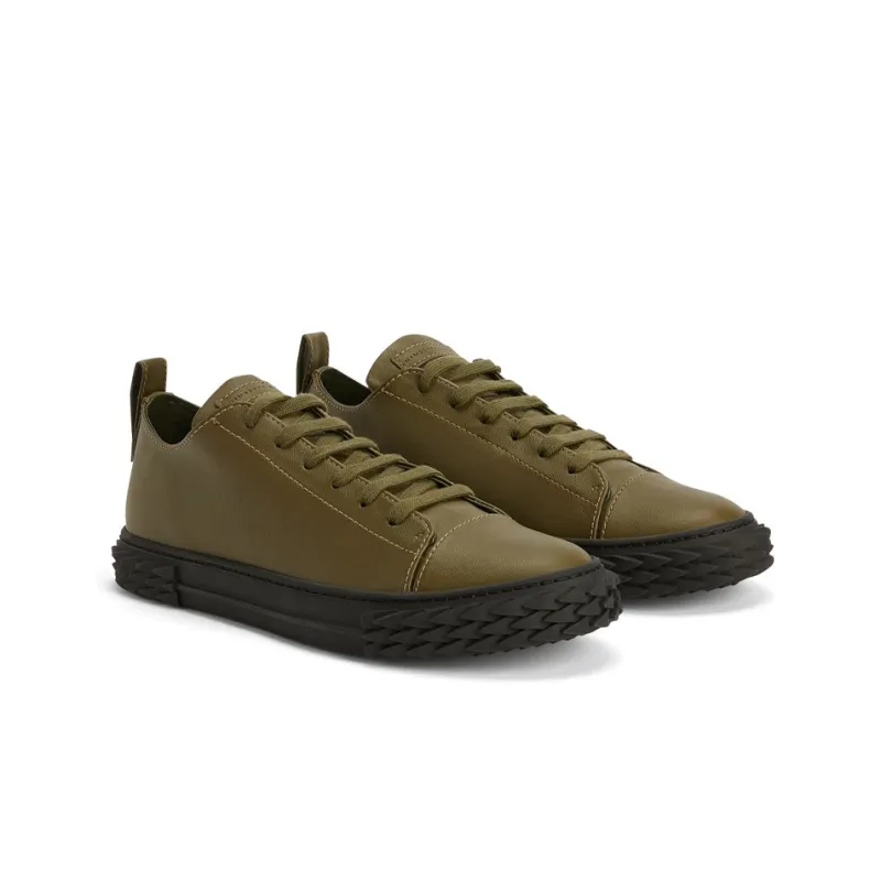 Giuseppe Zanotti/GZ Blabber Low Top Stylish Skateboarding Shoes Men's Army Green-1