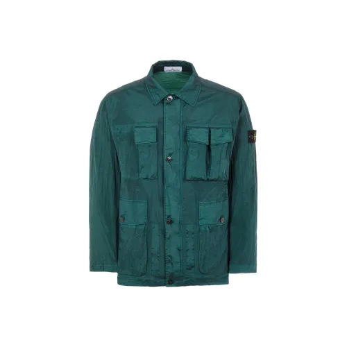 STONE ISLAND SS23 Nylon Meta Jackets Men Bottle Green