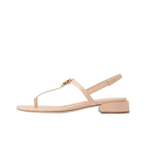 Burberry Monogram One-Strap Sandals Women's