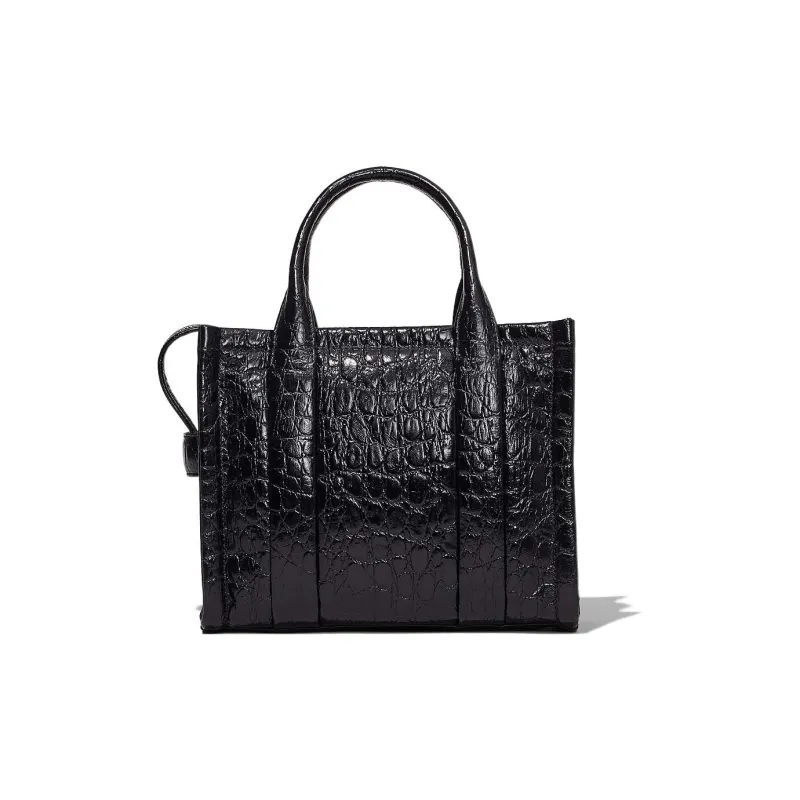 MARC JACOBS Leather Tote Bag Shopping Bag Shoulder Bag Crossbody Bag Handbag Mini Women's Black-2